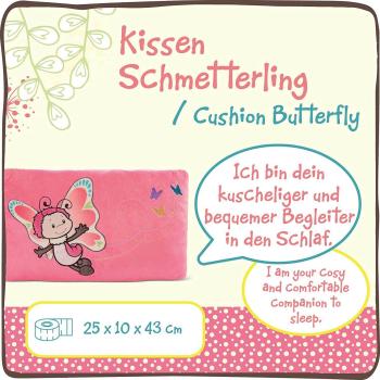 Preview: NICI 47942 - Kissen Schmetterling - rechteckig, 43 x 25 cm
